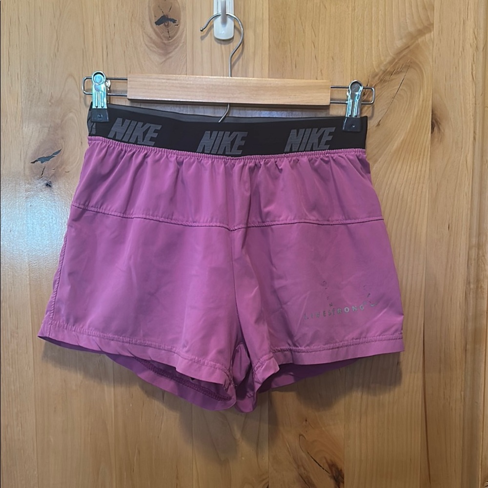 Nike Pink Athletic Shorts with Elastic Waistband Sz S